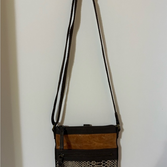 The Sak Pax Leather Purse Crossbody Satchel Bag - Picture 4 of 9